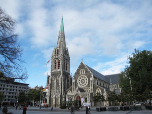 クライストチャーチ（Christchurch）の大聖堂
